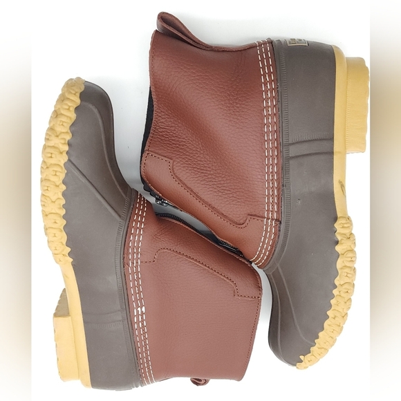 L.L. Bean Bean Boots 7" Fleece-Lined Insulated Front-Zip Maple Size 11 Women's - Picture 6 of 10